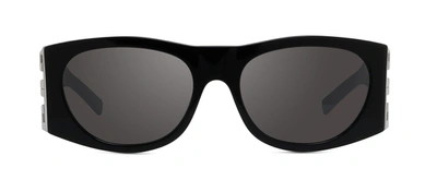 Givenchy 4g Gv 40028i 01c Oval Sunglasses In Grey