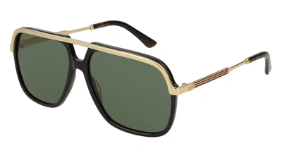 Gucci 0200/s Square Sunglasses In Black