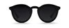 Krewe Collins Round Monochromatic Acetate Sunglasses W/ Nylon Overlay Lens In Grey