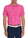 Robert Graham Beauford Performance Polo In Pink