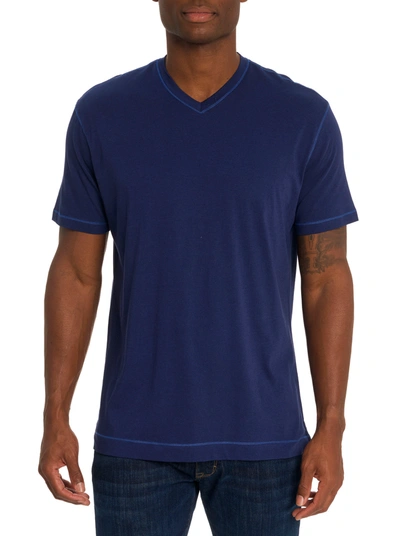 Robert Graham Eastwood T-shirt In Navy