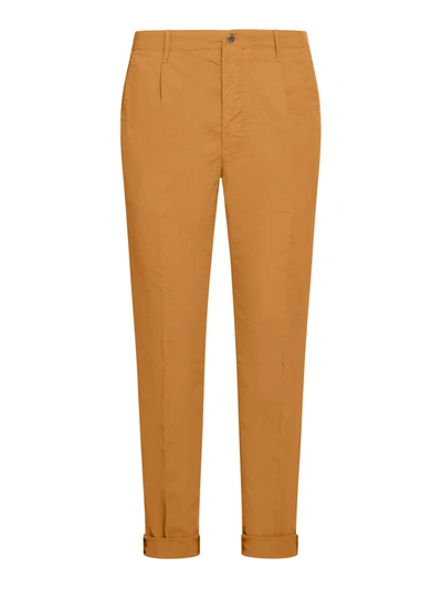 Incotex Pinces Trousers In Nude & Neutrals