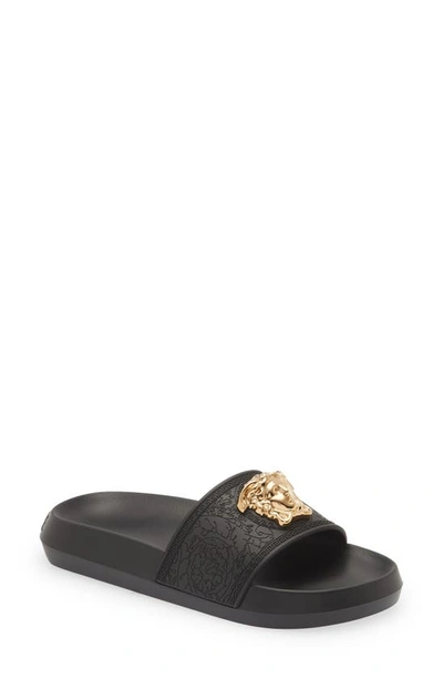 Versace Medusa Pool Slide In Black