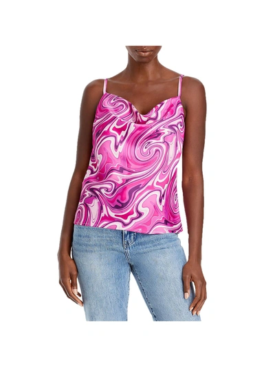 Wayf Axel Womens Printed Cropped Cami In Pink