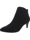 ALFANI HARPPER F WOMENS FAUX SUEDE POINTED TOE ANKLE BOOTS