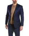 CAVALLI CLASS 2PC SLIM FIT WOOL SUIT