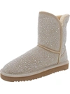 INC Adrie Womens Faux Fur Slip On Winter & Snow Boots