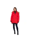 Canada Weather Gear Womens Faux Fur Heavyweight Parka Coat In Orange