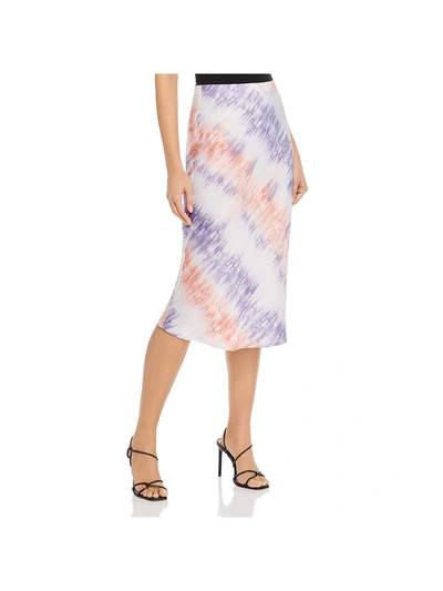 Re:named Womens Slip Tie-dye Skirt In Pink