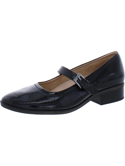 Soul Naturalizer Ramona Womens Faux Leather Flat Mary Janes In Black Smooth Faux Leather