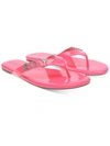 Wild Pair Fantasia Womens Patent Embellished Flat Sandals In Pink