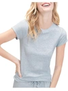 SPLENDID WOMENS RIBBED CREWNECK T-SHIRT