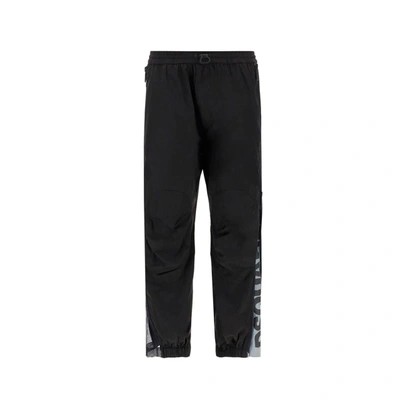 Dsquared2 Trousers With Logo Print In Black