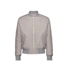 Ferragamo Gancini-logo Bomber Jacket In Gray