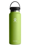 Hydro Flask 40 oz Wide Mouth Bottle With Flex Cap In Seagrass