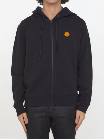 Moncler Hoodie With Logo In Black