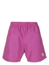 Alexander Mcqueen Alexander Mc Queen Logo Swimsuit In Pink