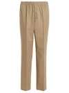 Cellar Door Ezio Fluid Pants In Beige