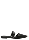 Alexander Mcqueen 10mm Punk Leather Mules In Black