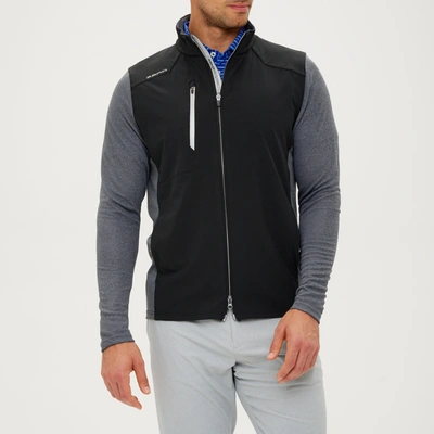 Zero Restriction Z710 Full Zip Jacket In Black/charcoal Heather