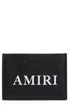 AMIRI LOGO LEATHER CARD CASE