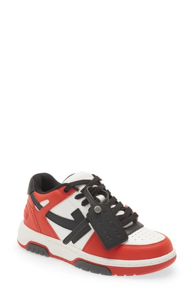 Off-white Out Of Office Sneaker In Red Black