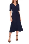 CHAUS TIE BELT MIDI DRESS