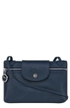 Longchamp NEW LE PLIAGE BACKPACK XS L1306737556 NAVY BLUE LEATHER BACKPACK  BAG ref.909491 - Joli Closet