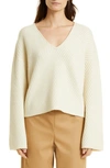 BY MALENE BIRGER EMERY V-NECK WOOL SWEATER