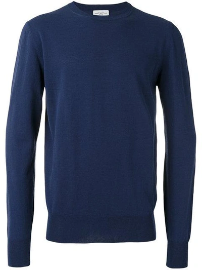 Ballantyne Plutone Knitted Jumper In Blue