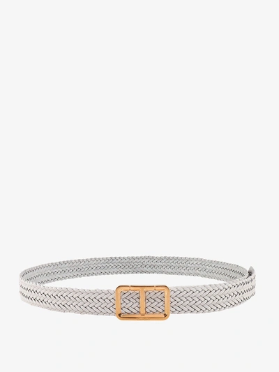 Tom Ford Belt In Off-white