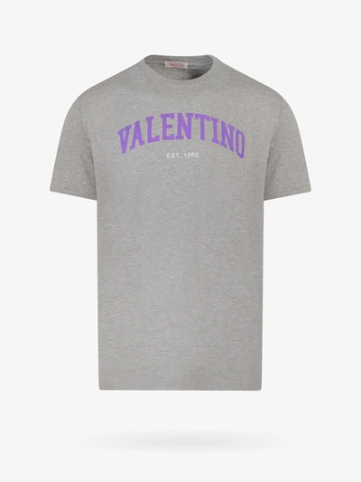 Valentino T-shirt In Grey