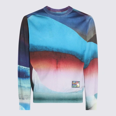 Paul Smith Abstract-print Cotton Sweater In Multicolor