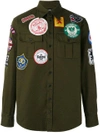 DSQUARED2 patched military shirt,S71DM0072S4179411974791