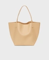 Mansur Gavriel Everyday Soft Leather Tote Bag In Sand
