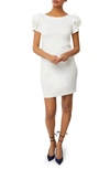 Pietro Brunelli Salisburgo Rose Ruffle Maternity Sheath Dress In White