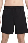 Nike Dri-fit Unlimited Woven Athletic Shorts In Black/ Black/ Black
