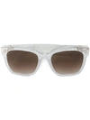 GUCCI Gucci Eyewear Transparent Glitter cat-eye Sunglasses - Farfetch,4700483G04011987692