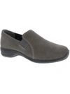 Ros Hommerson Womens Suede Comfort Slip-on Sneakers In Grey