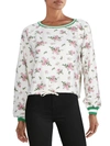 PAM & GELA Womens Floral Comfy Sweatshirt