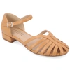Journee Collection Joannah Flat In Tan
