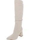 STEVE MADDEN Collision Womens Faux Leather Tall Knee-High Boots