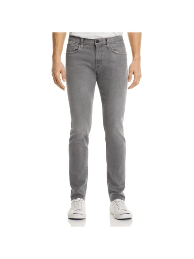 J Brand Tyler Mens Slim Fit Color Wash Jeans In Grey