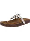 TORY BURCH Miller Cloud Womens Leather Thong Footbed Sandals