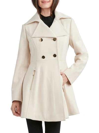 Laundry By Shelli Segal Womens Wool Blend Lightweight Pea Coat In Multi