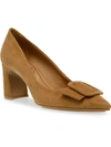 Anne Klein Baretta Buckle Pump In Brown