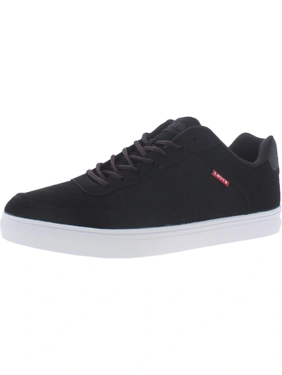Levi's Backspin 2 Ul Nb Mens Faux Leather Lifestyle Casual And Fashion Sneakers In Black