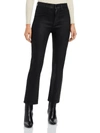 Dl1961 Patti Womens Denim High Rise Straight Leg Jeans In Black