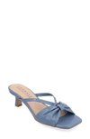 Journee Collection Starling Kitten Heel Sandal In Blue
