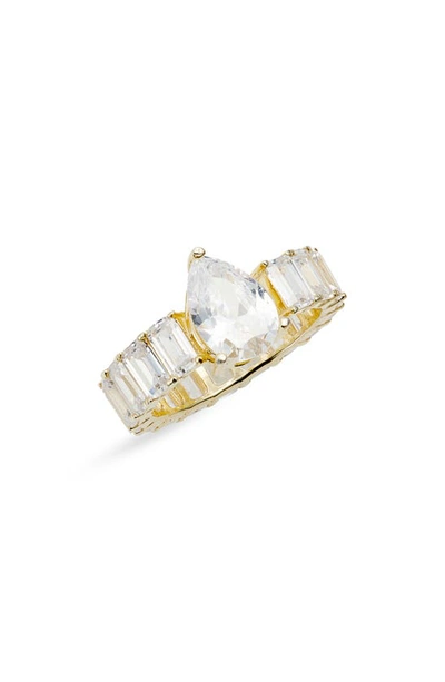 Shymi Women's Pear & Emerald-cut Open Band Statement Ring In Gold